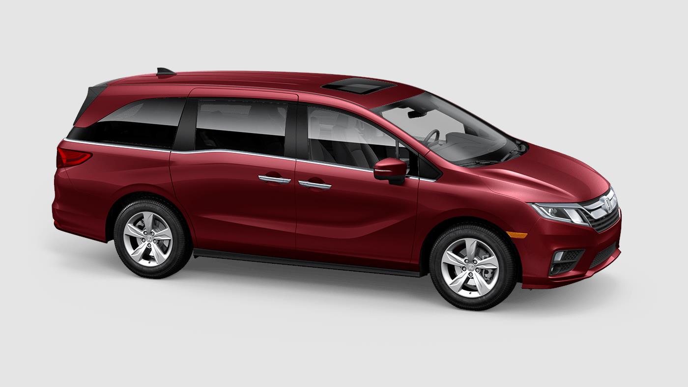 2019 Honda Odyssey EX-L Red Exterior Side View Picture